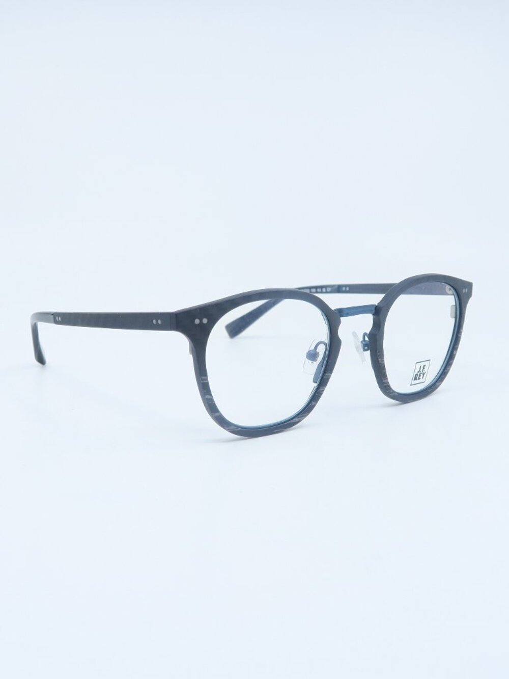 J.F. Rey JF2899 0822 48mm Blue & Gray Carbon Fiber New Men's Eyeglasses Frames.